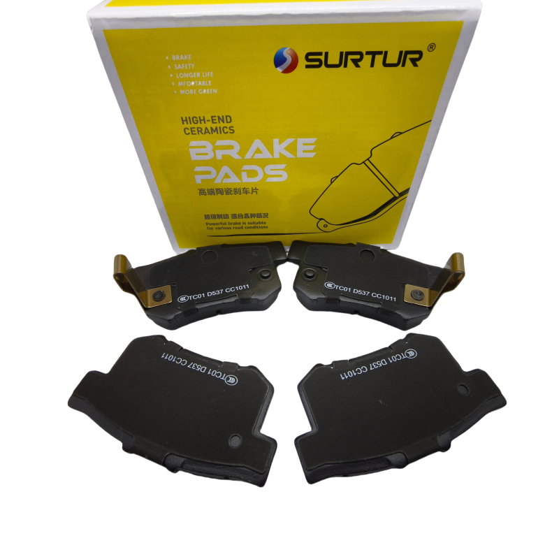 SURTUR New D537 Ceramic Rear Brake Pad for HONDA Accord for SUZUKI SX4 ACURA-GAC FAW GEELY HIACE Model Car Brake