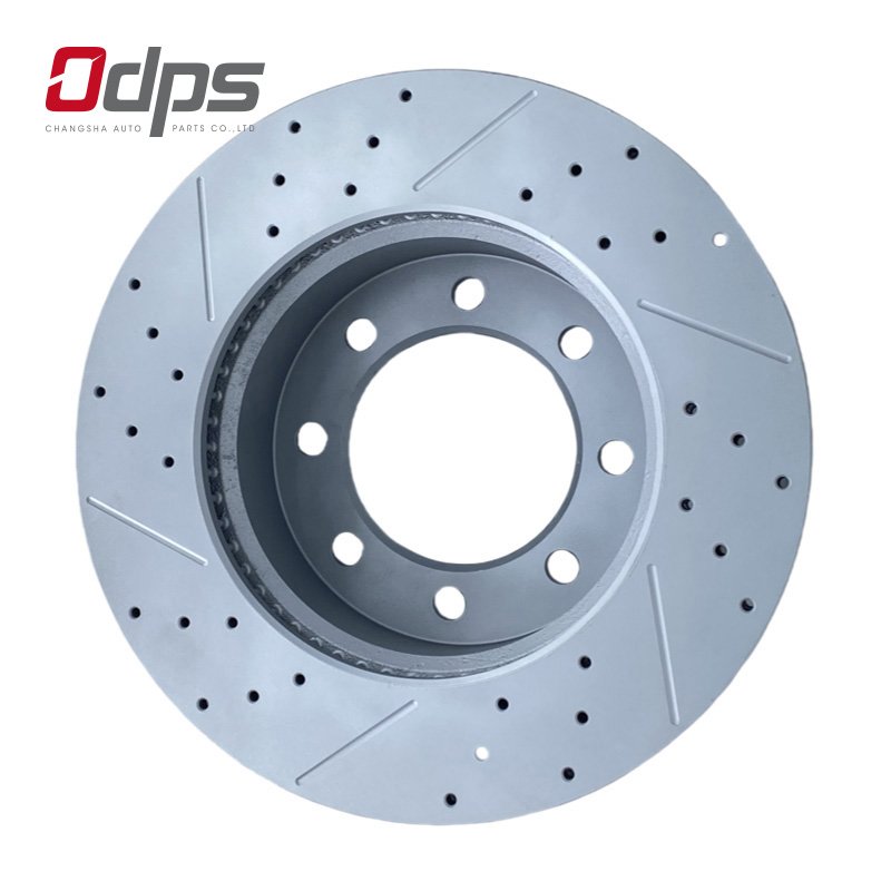 780736LR -22 Drilled Slotted Ventilated Front Brake Disc 282mm Ceramic Formula Japanese Car Quiet Durable and No Dust for HONDA