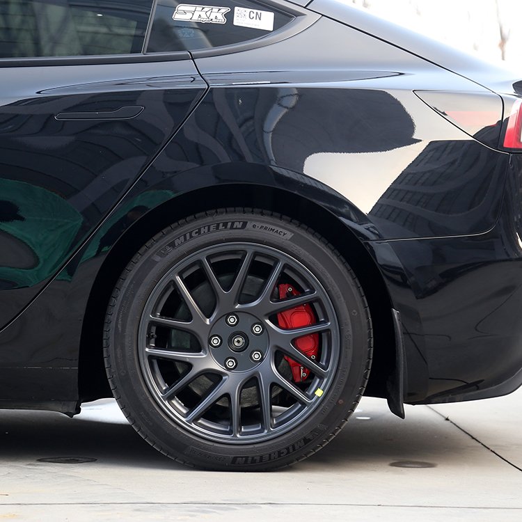 For Model 3 2018-2023 Brake Caliper Covers 18/19 Inch Wheel Hub Modification Accessories 4Pcs 12 Color-Logo Sticker Not Included