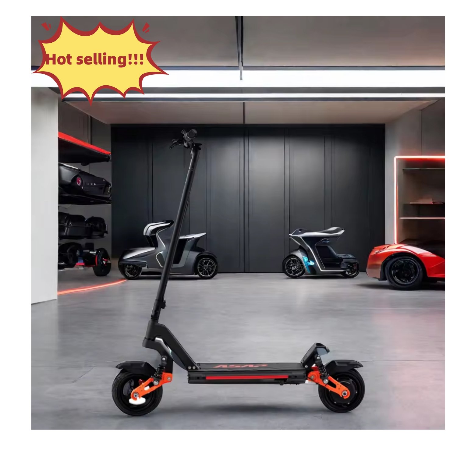 2024 Popular Design Motor Power Foldable App Support Long Range Foldable ASAP 9 Adult Electricity Electric Scooter