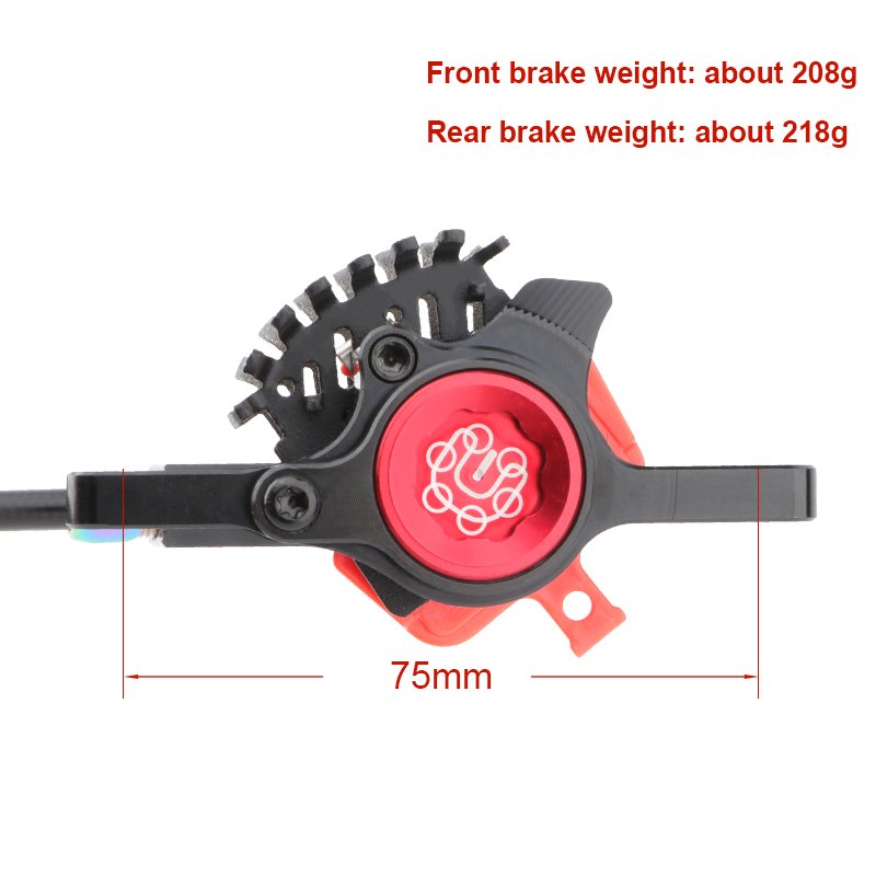 IIIPRO 800mm/1400mm Bicycle Aluminum Alloy Front/Rear Brake Line Pulling Oil Disc 160mm Left/Right Calipers for XTR M6100 MT200