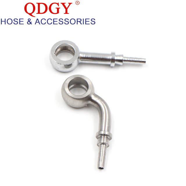 30 45 Degree 90 Degree M8 M10 Different Bend Angle Motorcycle Auto Brake Hose Banjo Fitting