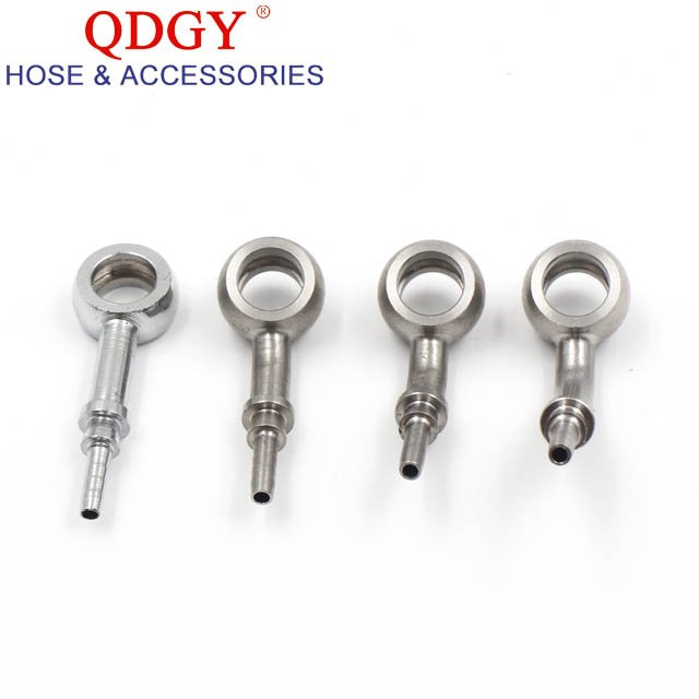 30 45 Degree 90 Degree M8 M10 Different Bend Angle Motorcycle Auto Brake Hose Banjo Fitting