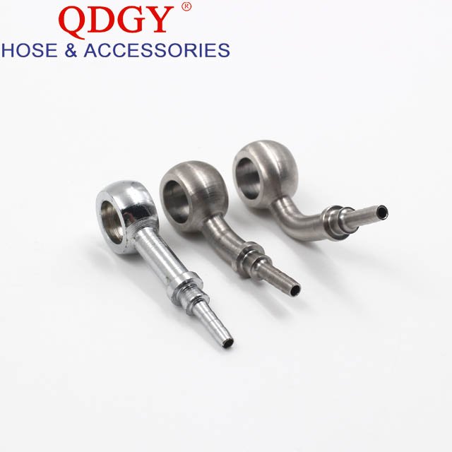 30 45 Degree 90 Degree M8 M10 Different Bend Angle Motorcycle Auto Brake Hose Banjo Fitting