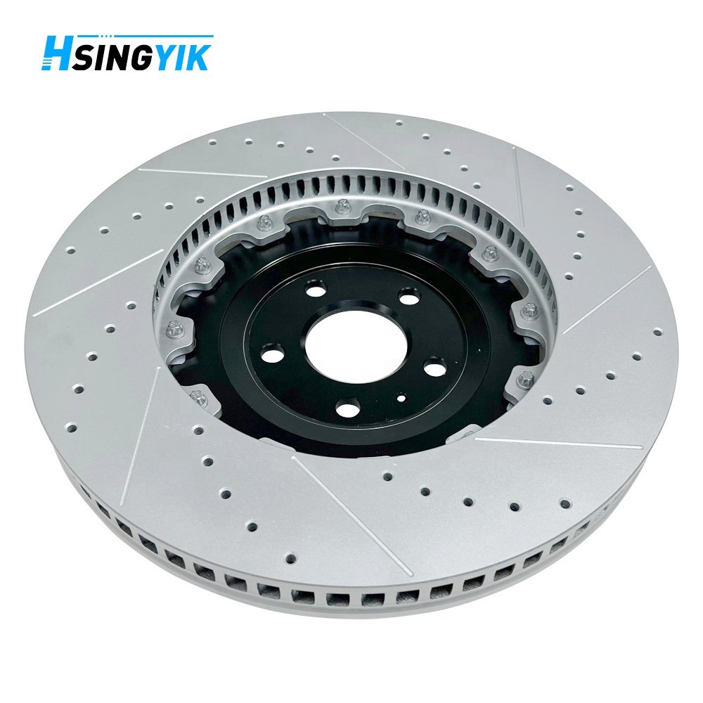 Hsingyik High Performance 4K0615301R 4K0615301S Ventilated 420 MM Upgrade Front Brake Disc for Audi New Rs6 Rs7 A6 A7 Sportback