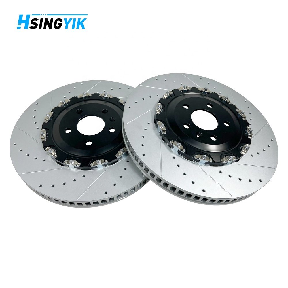 Hsingyik High Performance 4K0615301R 4K0615301S Ventilated 420 MM Upgrade Front Brake Disc for Audi New Rs6 Rs7 A6 A7 Sportback