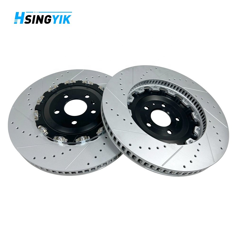 Hsingyik High Performance 4K0615301R 4K0615301S Ventilated 420 MM Upgrade Front Brake Disc for Audi New Rs6 Rs7 A6 A7 Sportback