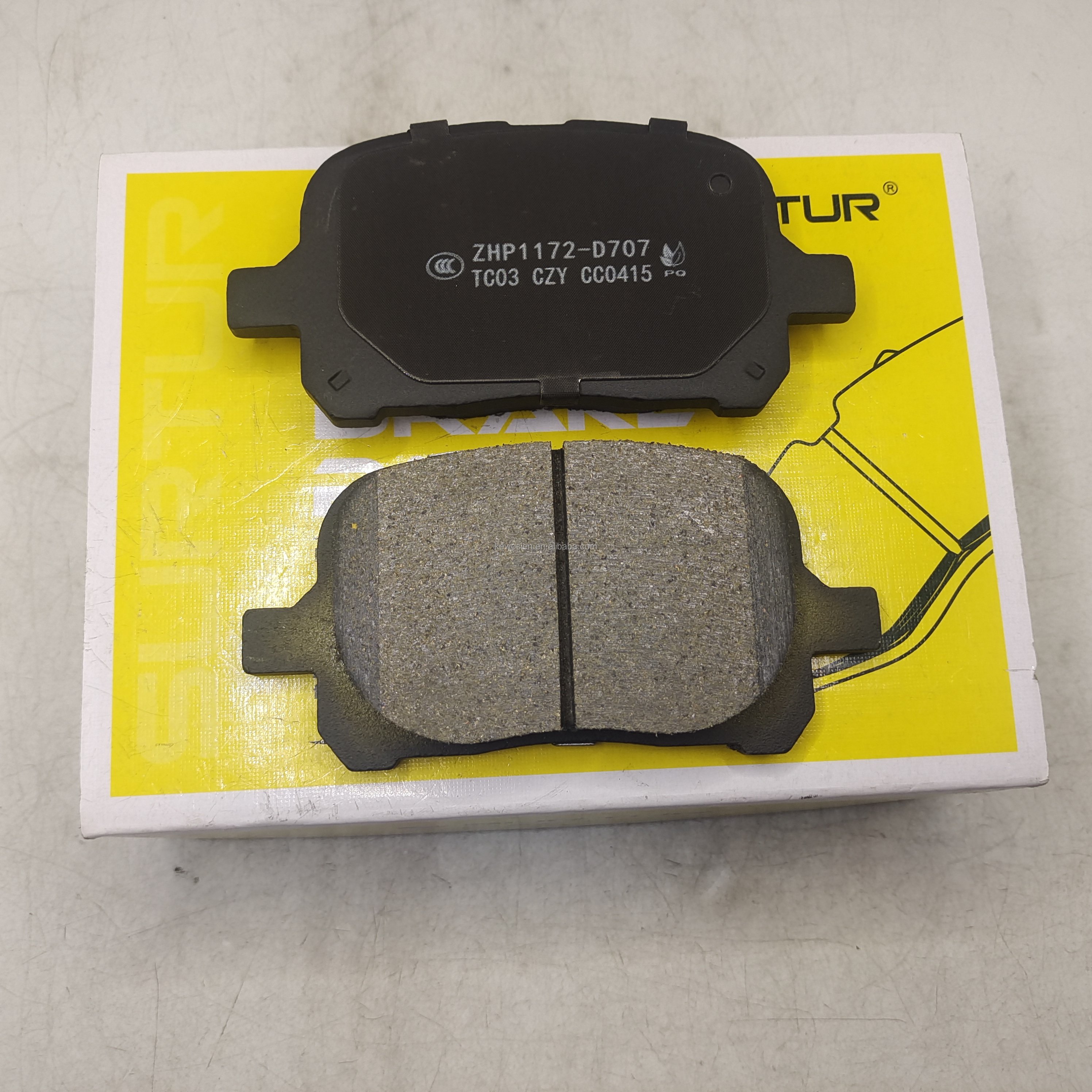 Coworthen D707 D2166 SP1226 SP2041 New Condition Unique Ceramic Front Brake Pads for LEXUS ES300 for TOYOTA Avalon