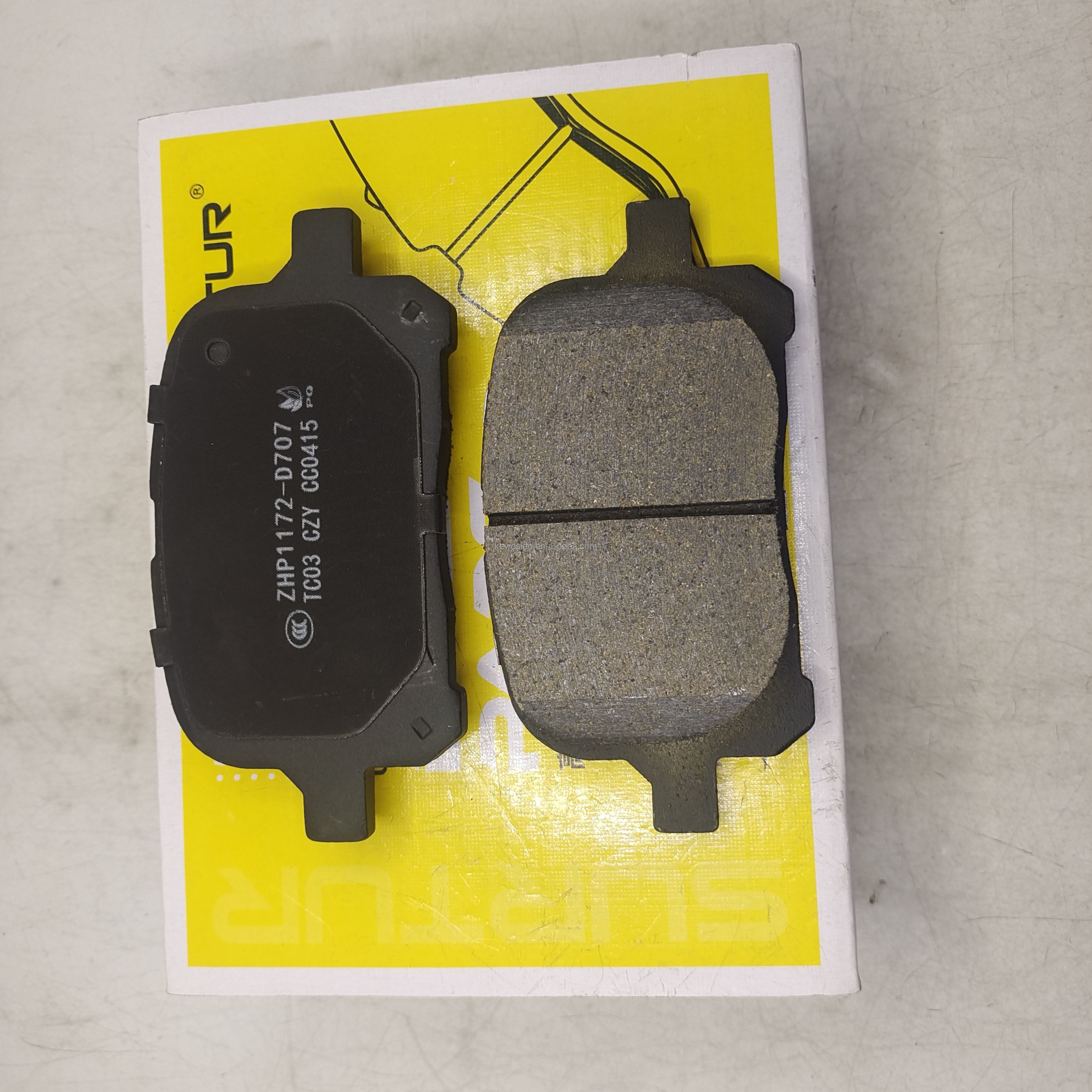 Coworthen D707 D2166 SP1226 SP2041 New Condition Unique Ceramic Front Brake Pads for LEXUS ES300 for TOYOTA Avalon