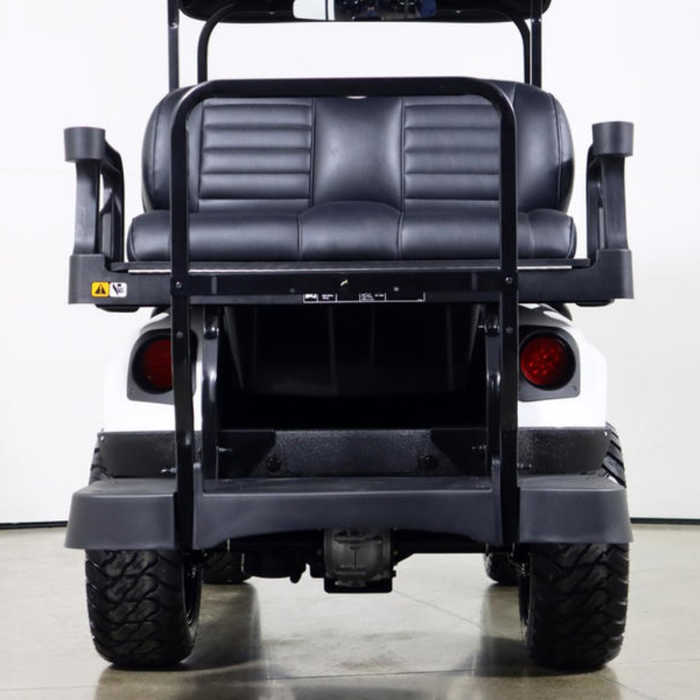New 4-Passenger Premium Gas Golf Cart 13.5 Engine 4 Ft Lift LED Lights USB Ports 48V Battery Club Car 4-Seater Cargo Deck