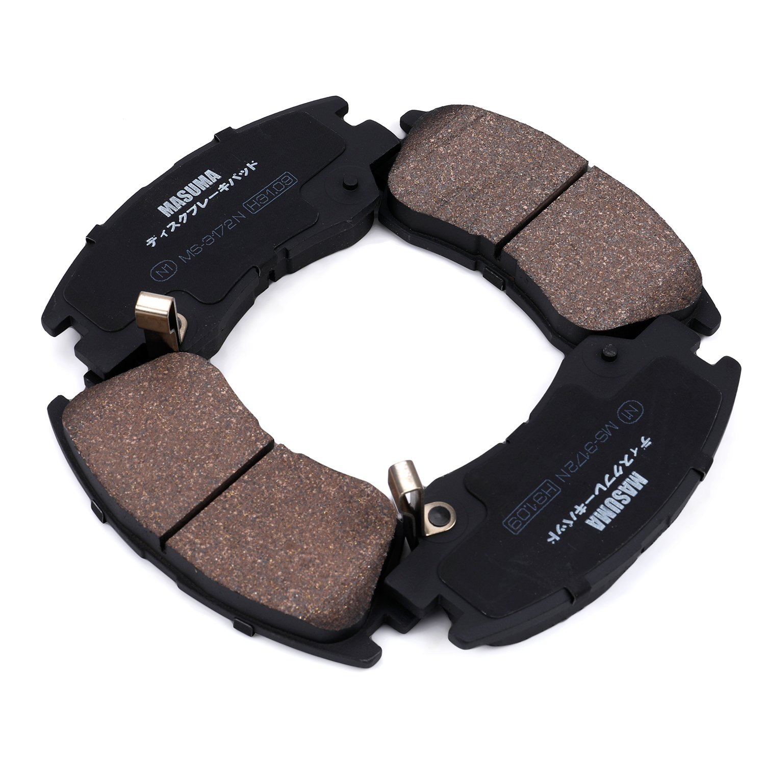 MS-3172N MASUMA Auto Quick Stop Disc Set Brake Pads MR389539 58101M2A01 for MITSUBISHI J10