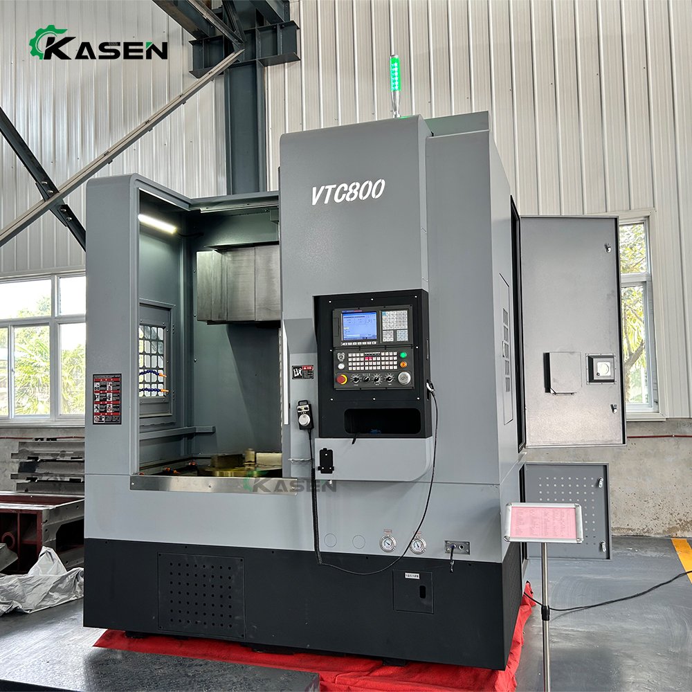 VTC800 Heavy-duty CNC Vertical Lathe Machining Hub Brake Drum and Disc Parts Used in Petrochemical Industry