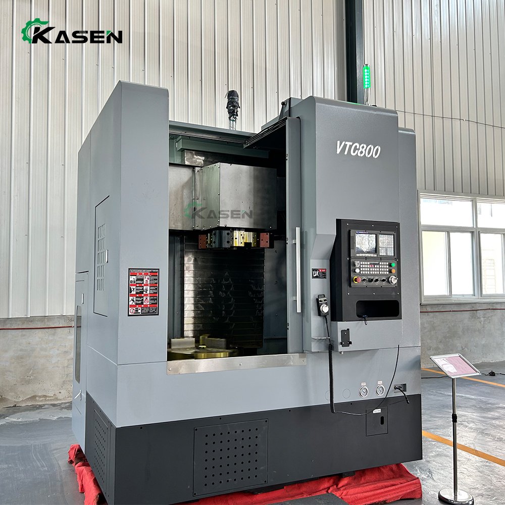 VTC800 Heavy-duty CNC Vertical Lathe Machining Hub Brake Drum and Disc Parts Used in Petrochemical Industry