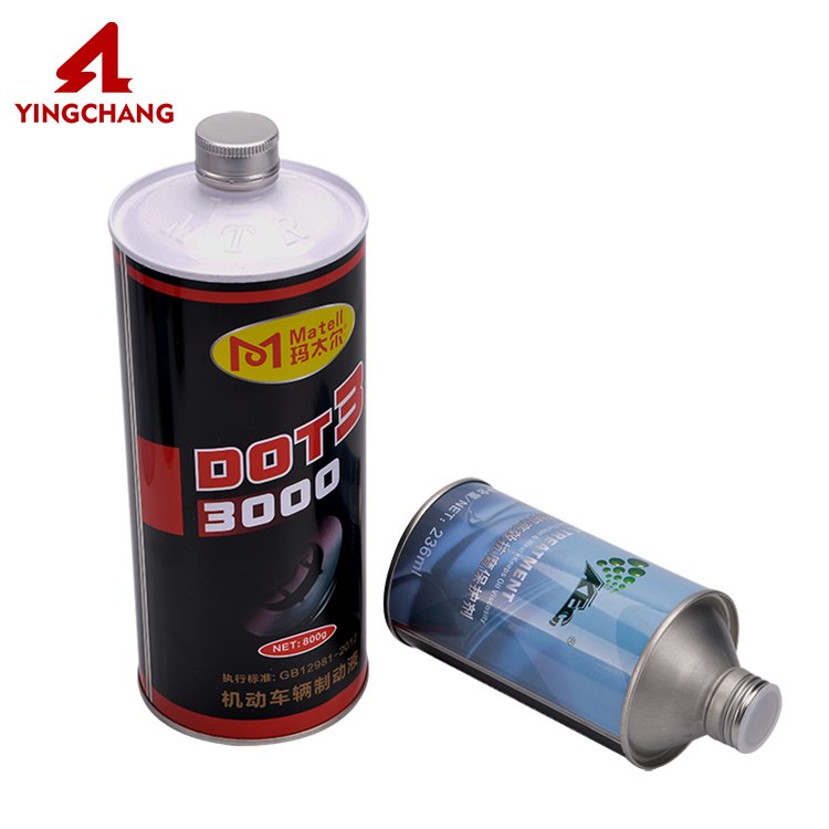 1L Engine Oil/machine Oil/brake Fluid Can With Pull Ring Lid