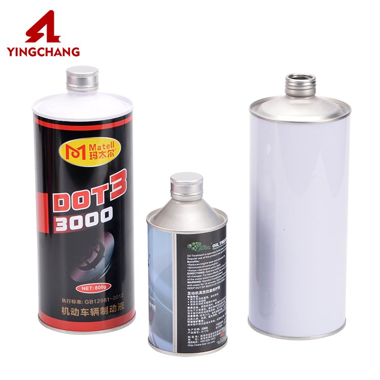 1L Engine Oil/machine Oil/brake Fluid Can With Pull Ring Lid