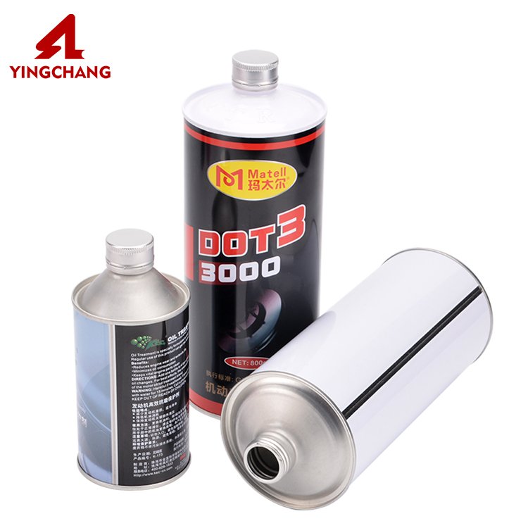 1L Engine Oil/machine Oil/brake Fluid Can With Pull Ring Lid