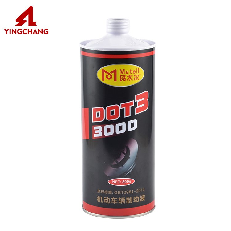 1L Engine Oil/machine Oil/brake Fluid Can With Pull Ring Lid