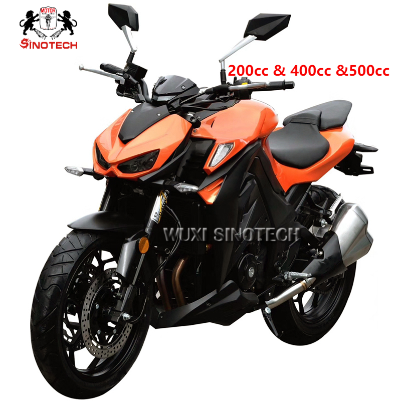 Chinese Factory Supply High Speed Good Quality 250cc 400cc Double Cylinder Water Cooling Sports Racing Motorbike 140km/H