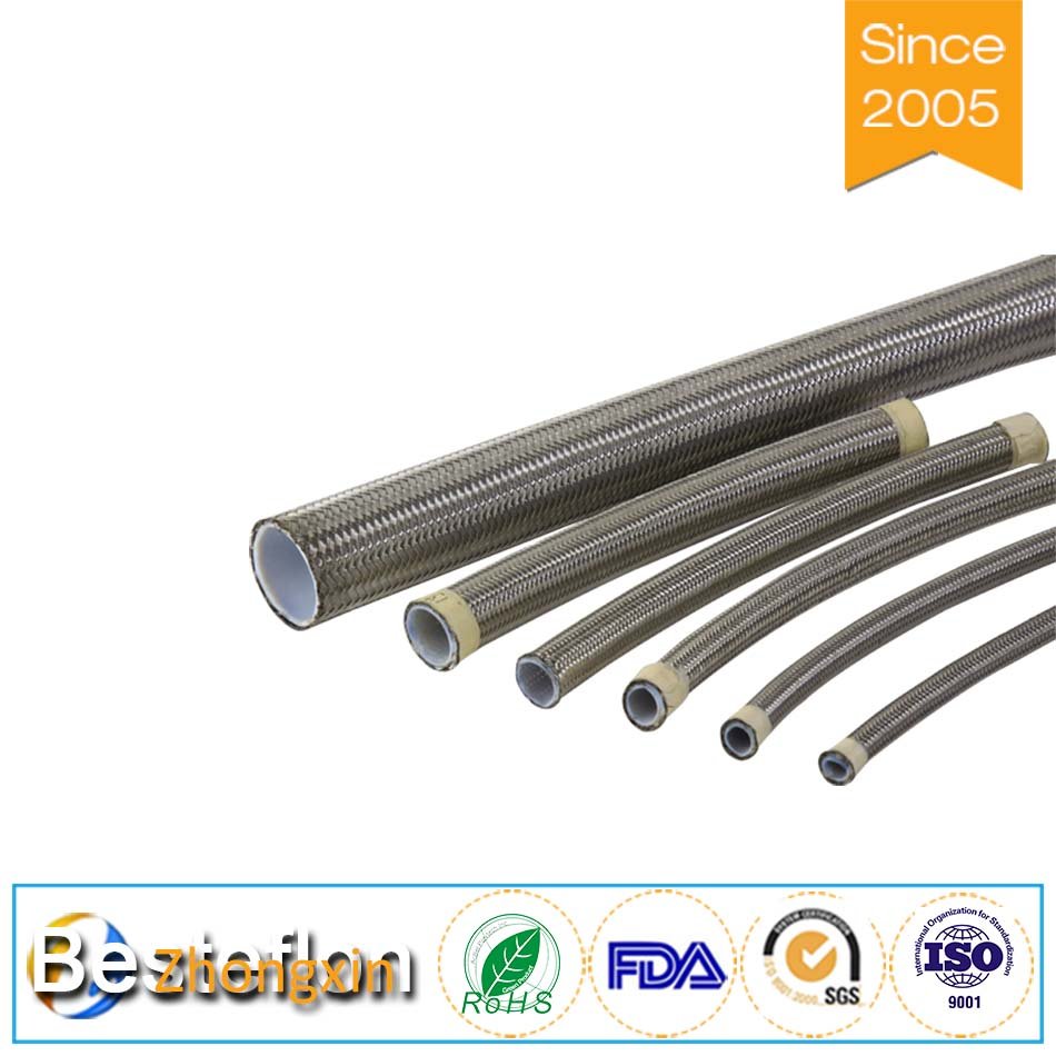 AN3 AN4 AN6 AN8 AN10 PTFE Lined Auto Brake Hose Fuel Line for Car Tuning