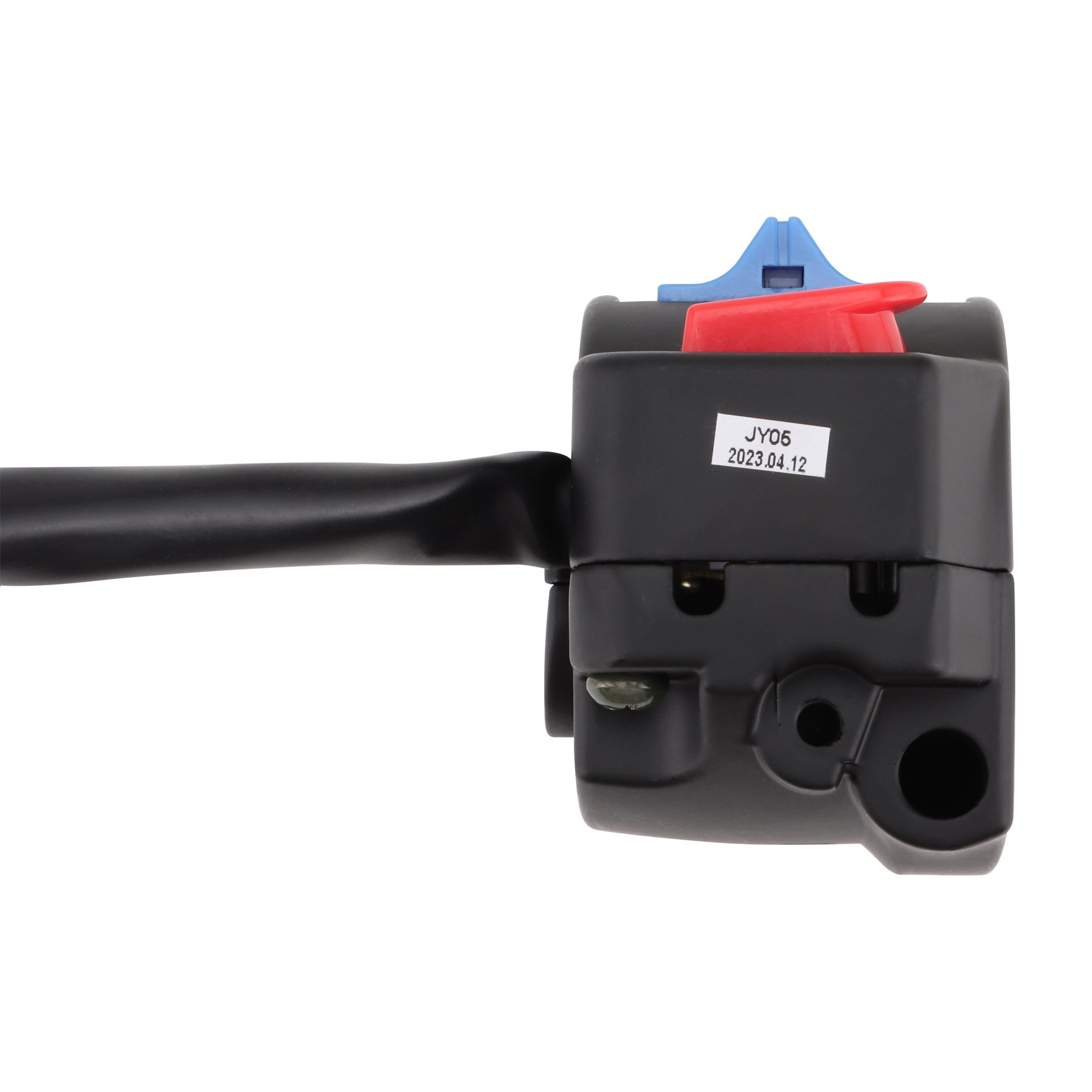 Motorcycle Accessories Left and Right Drum Brake Switch Assembly with Handlebar Combination Brake Lever Product