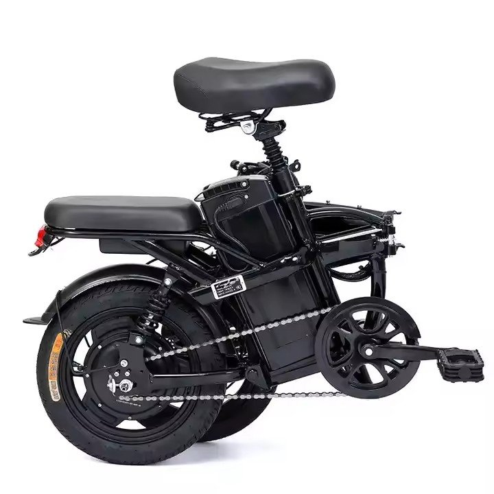New Smart Design Electric Folding Bike with 48v Removable Lithium Battery Double Disc Brake Foldable Electric Bicycle for Adults