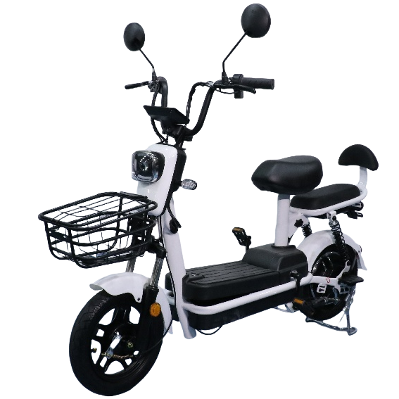 350W Motor Cheap New Electric Bike Electric Two-wheeler Frame With Headlights for Recreational Riding