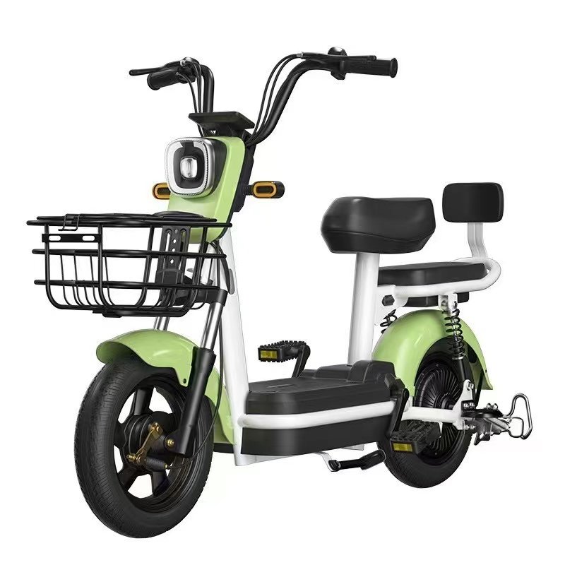 350W Motor Cheap New Electric Bike Electric Two-wheeler Frame With Headlights for Recreational Riding
