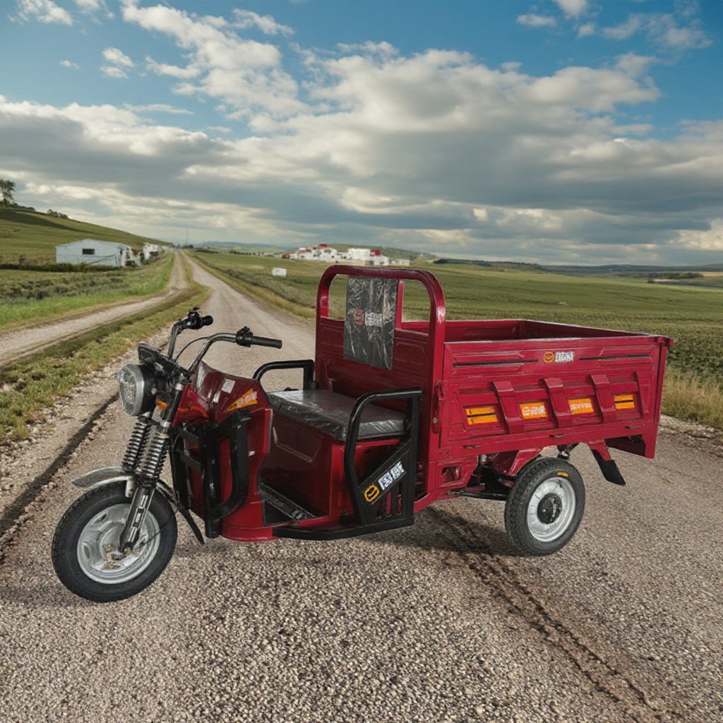 Bogist B45 High-Power 60V 45A Electric Tricycle Large Vehicle with Dump Battery for Carrying for Adults - Ecarcc Official