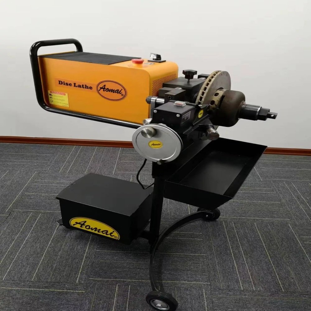 AM-983 Dual Function Brake Disc Lathe AM983 Support Maximum Diameter of Brake Disc 500mm Disc Drum Brake Lathe Machine AM983GD