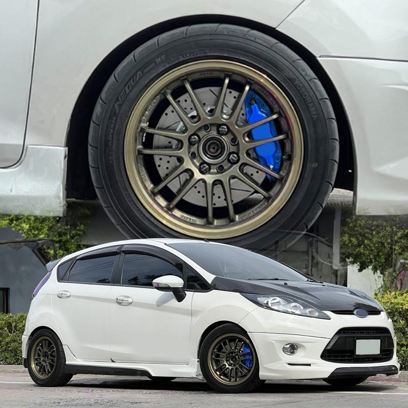 For Ford Fiesta Focus 4 Pot Big Brake Kit 7600 Caliper Kits Repair Parts, Auto Brake Accessories