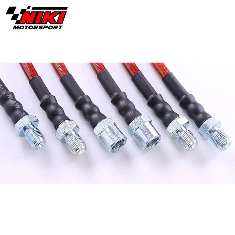 For BMW E32 E34 E36 3 5 7 Series Euro Front Rear Stainless Steel Braided Oil Brake Line Cable Hose