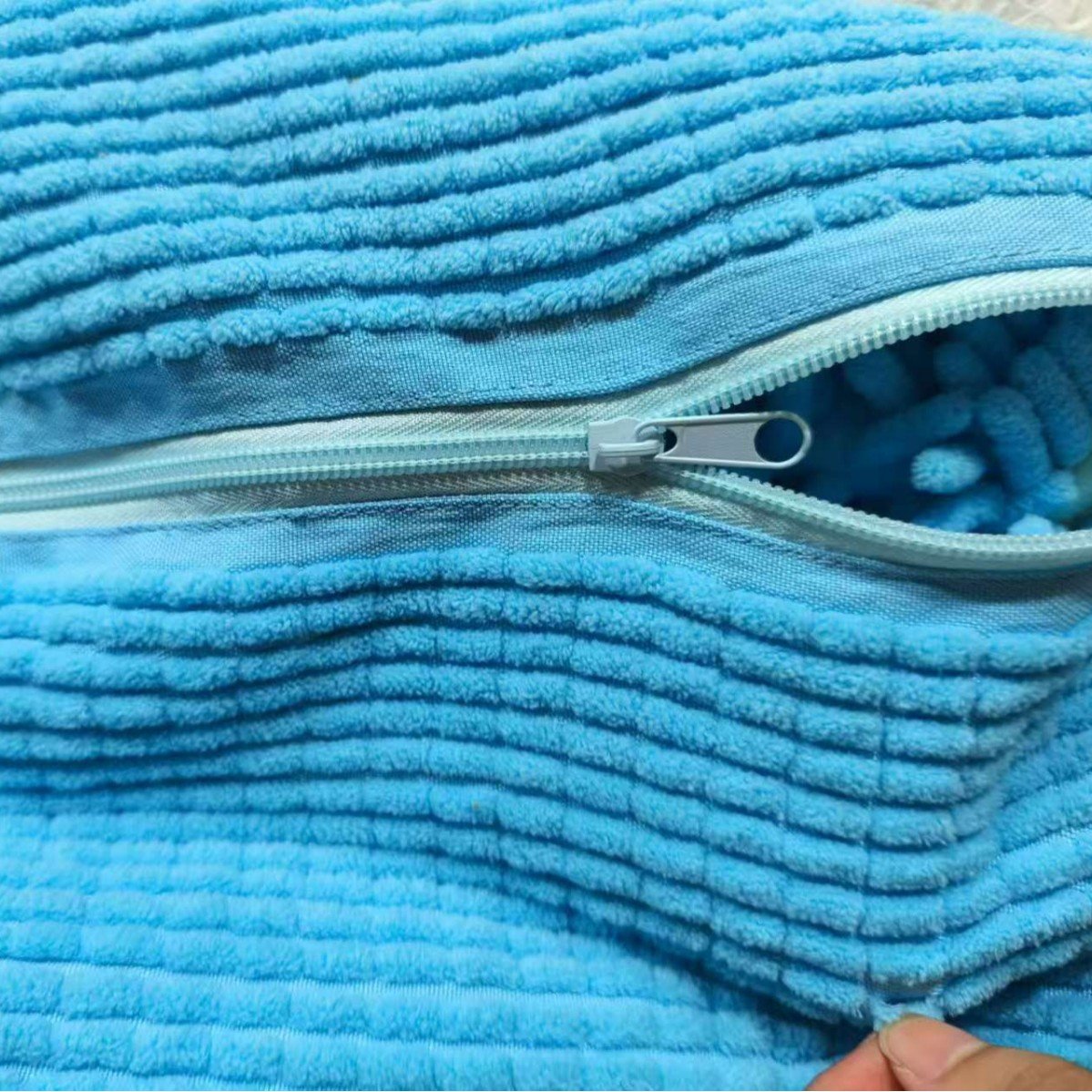 Cross-Border Reusable Sneakers Shoe Bag Convenient Zipper Chenille & Polyester Material Clean & Washable for Travel Use
