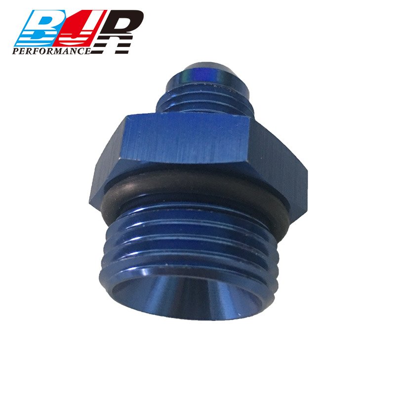 BJR Thread Hose Brake Fitting Straight AN4 to Metric Adapter