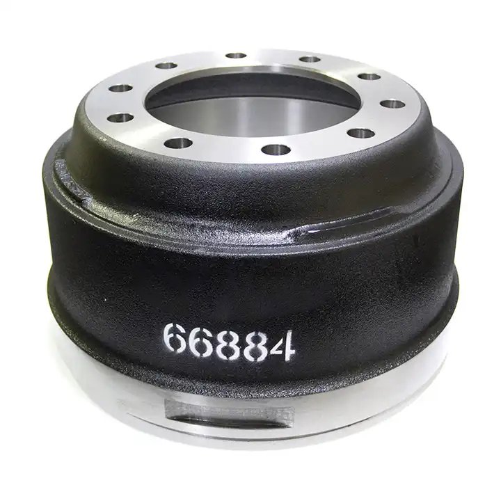Truck Heavy Duty Backup Brake System Parts 66864B/66884/3600AX Cast Iron Brake Drum