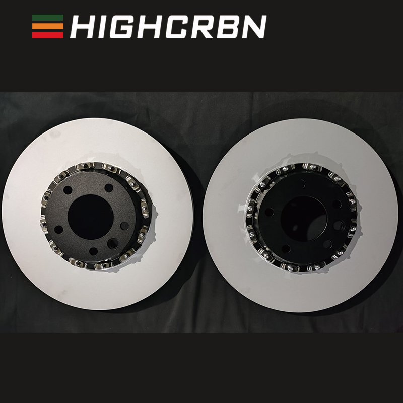 HIGHCRBN 365*28mm 2-piece Brake Disc Floating Rear for Tesla MODEL S OE#600643100C;6006431