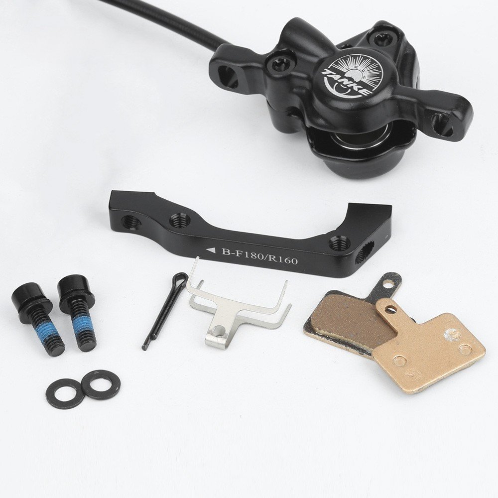Hydraulic Disc Brake for Mountain Bike 2-Piston Caliper Suitable for Small Hands Fingertip Handlebar Short Grip