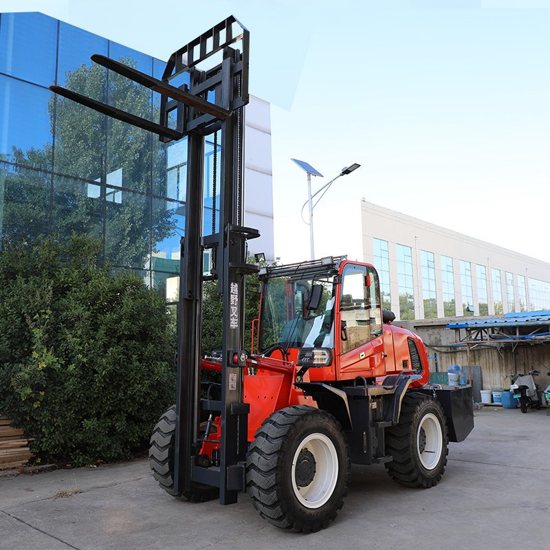 Free Shipping EPA4 Cross-Country Forklift 3 t 3.5 Tons Diesel Forklift 5 Tons Multi-Function Pallet Truck Hydraulic Forklift