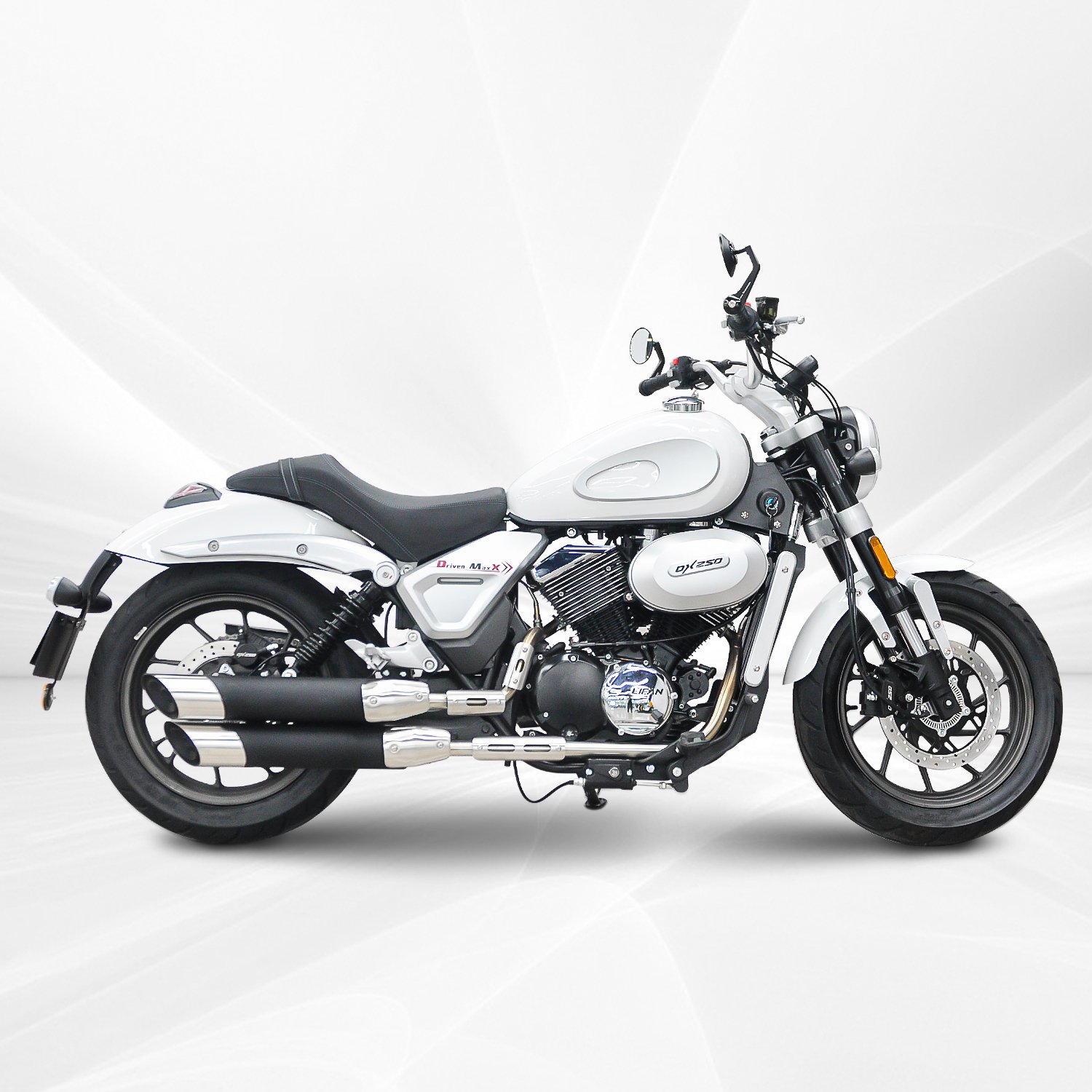 DX250 High Speed Racing Motorcycle Factory air Cooling V Type Engine Electric Start Single Disc Brake