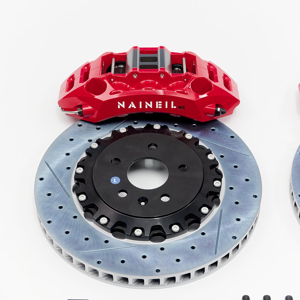 NAINEIL High Performance Brake System 6 Piston Brake Caliper Upgrade Big Brake Kit for BMW E46 E90 M3 E92 335i F30 F80