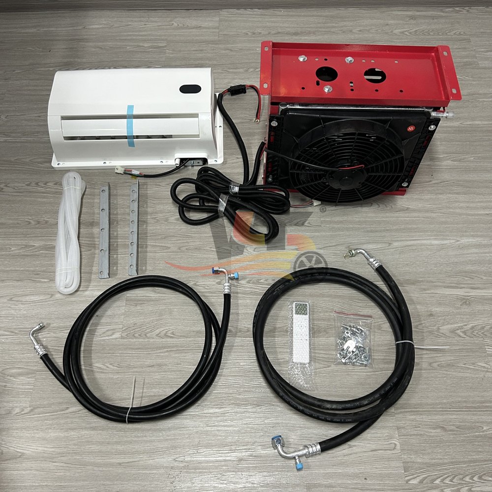 Aire Acondicionado 12V 24V AC Unit Mini Split Air Conditioner and Heater Reefer Truck Refrigeration Unit Vans Customer's LOGO