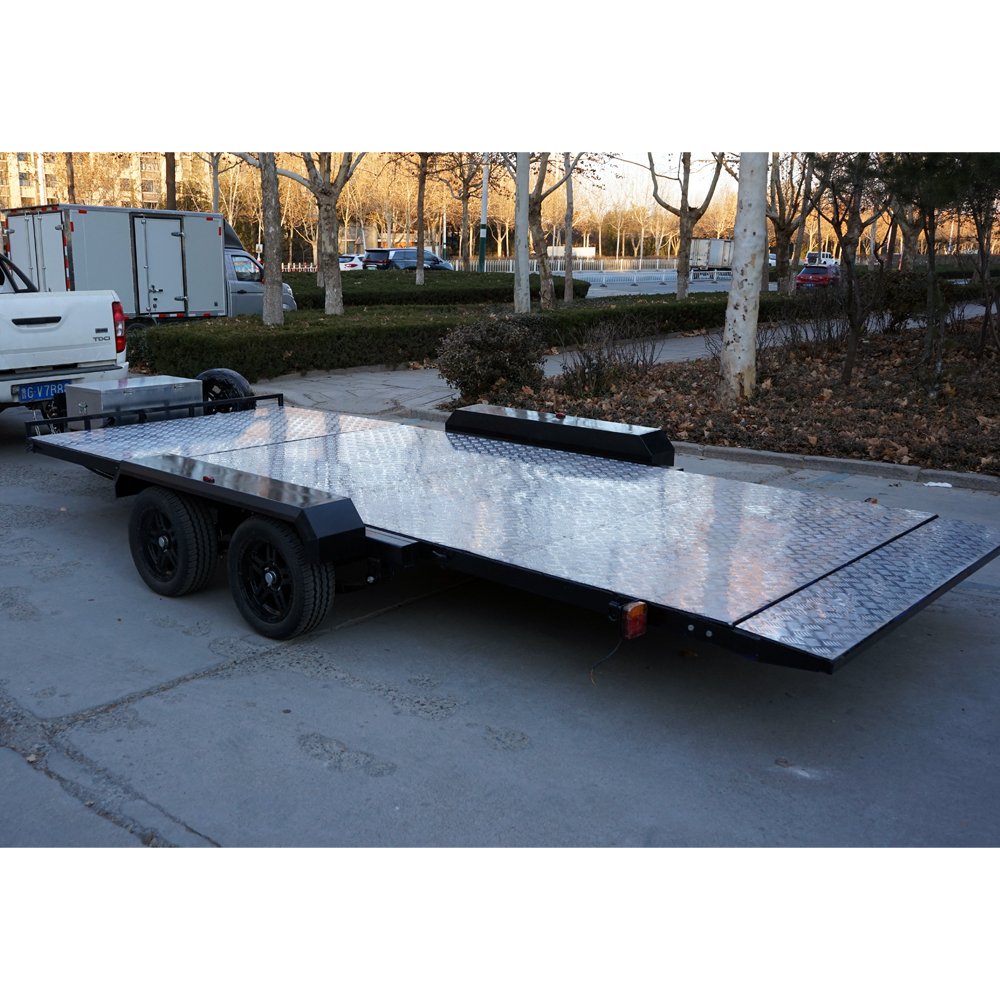 Spare Tire Mount and Toolbox for On the Go Repairs Car Trailer