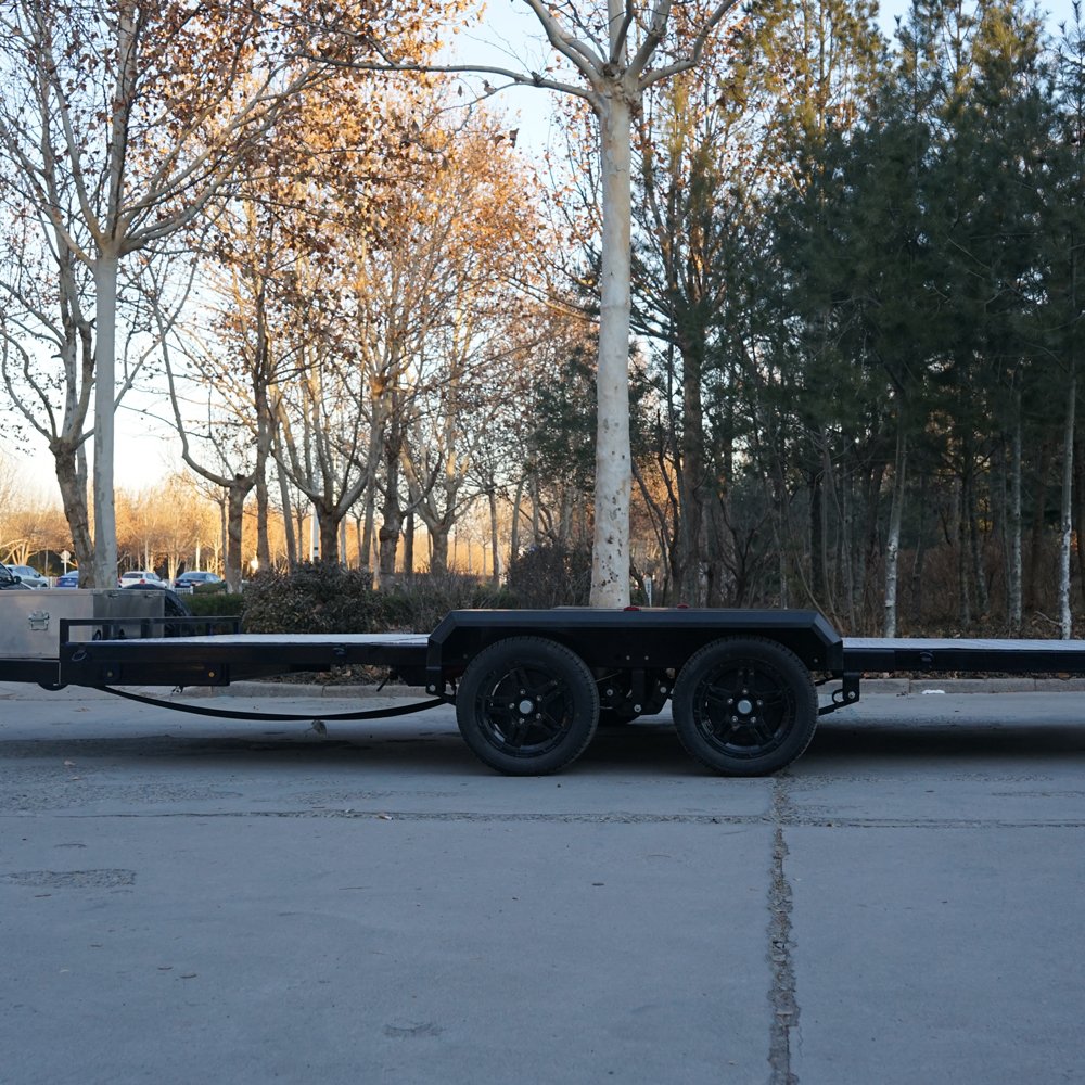 Spare Tire Mount and Toolbox for On the Go Repairs Car Trailer