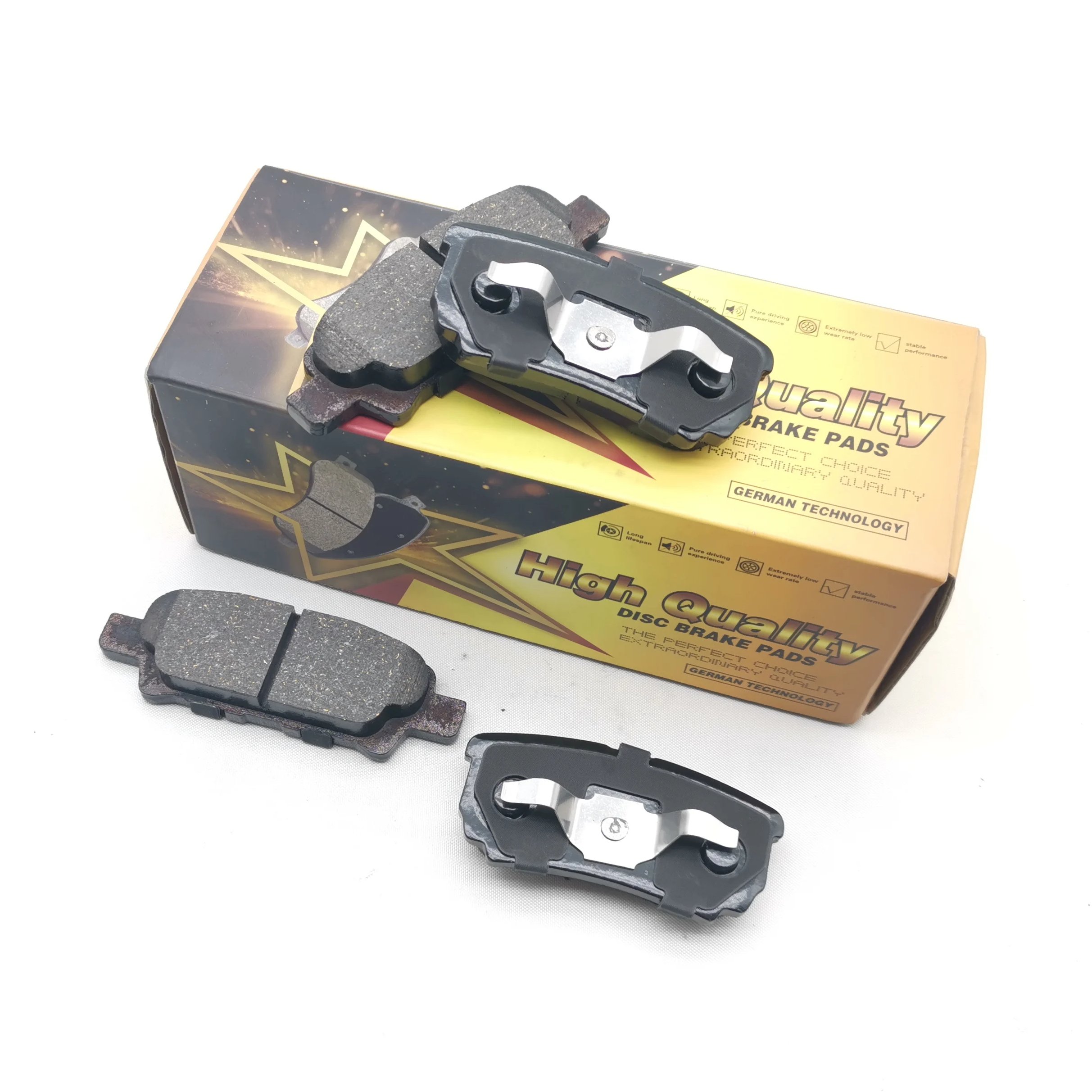 OE 5191271AC FMSI D1037 China Auto Parts Wholesale Brake Stysem Semi-Met Ceramic Brake Pads for Chrysler Dodge MITSUBISHI