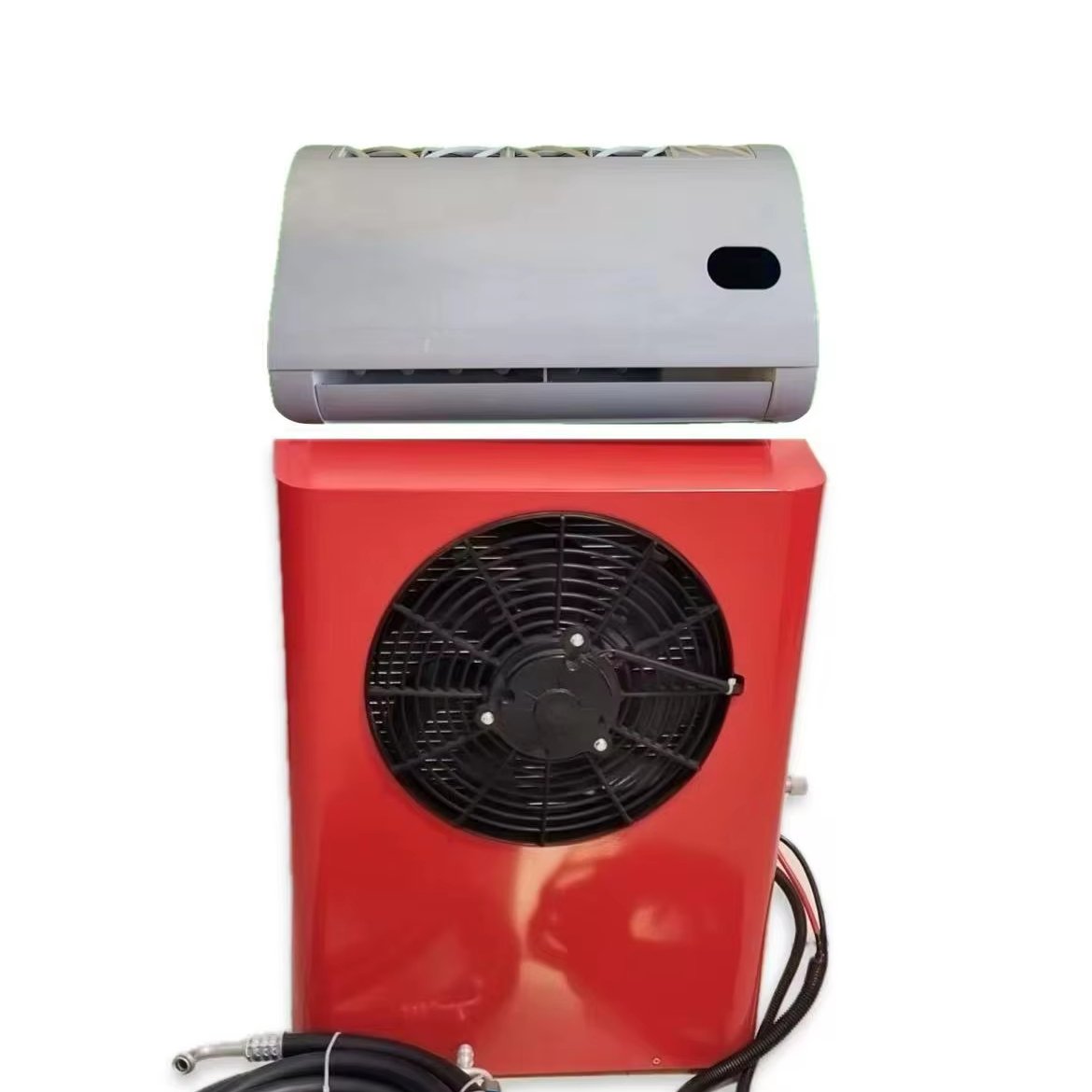 24V Electric Top Mounted Air Conditioner for Truck Parking 12V Cooling R-134a Refrigerant New Condition