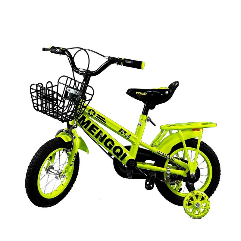 12" 14" 16" Single Speed Children Bicycle Double Auxiliary Wheel Kids Bike Convenient Carry Child Bike