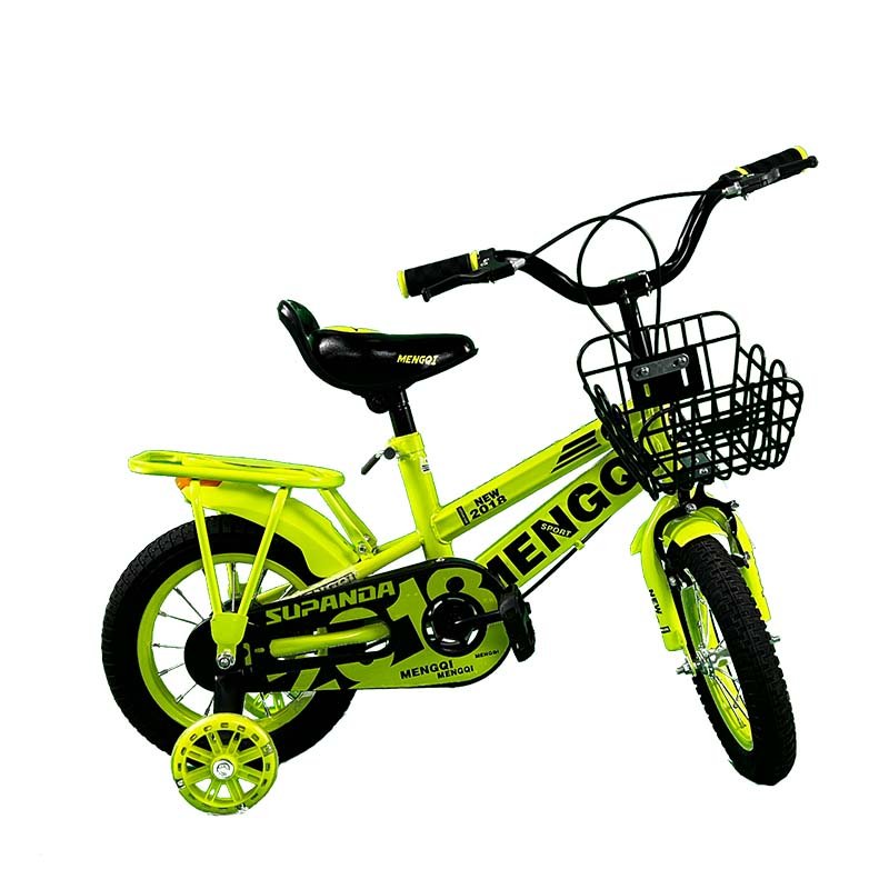 12" 14" 16" Single Speed Children Bicycle Double Auxiliary Wheel Kids Bike Convenient Carry Child Bike