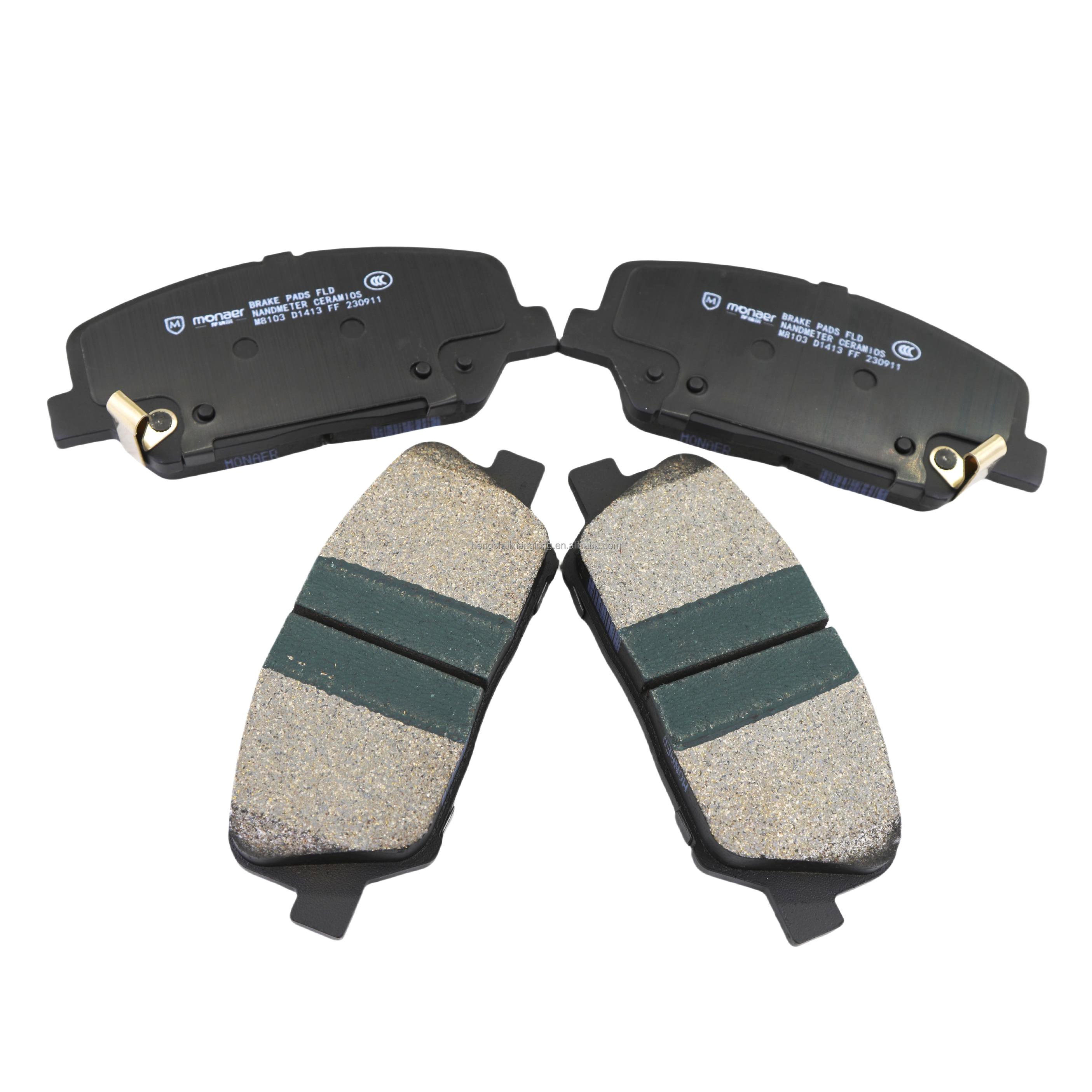 NP6098 58101-C5A00 Monaer Brake Pads D1962 Ceramic Front Disc Brake Pad for Hyundai
