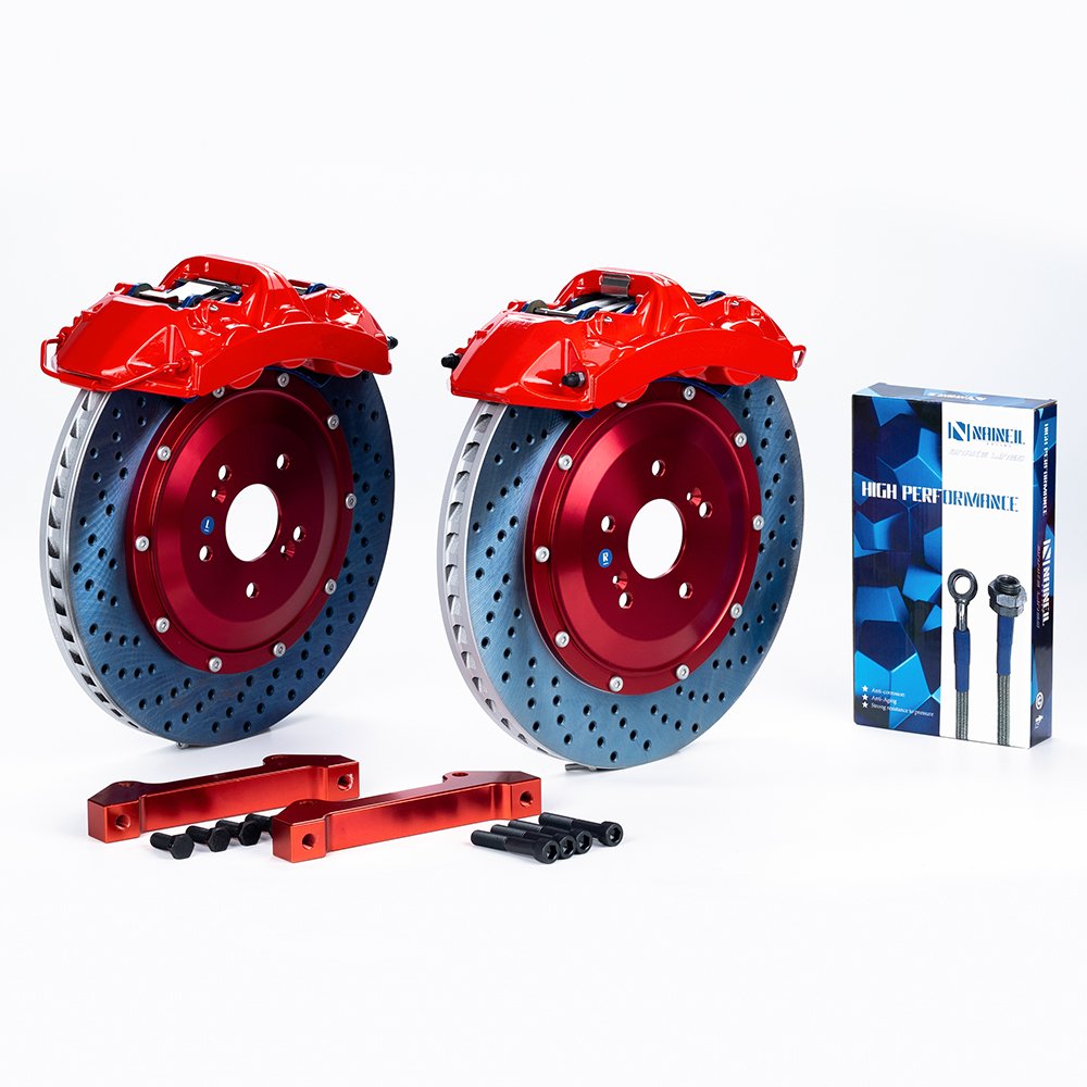 High Performance Auto Brake Systems 6 Pot Brake Caliper Gt6 Big Brake Kit for vw Golf Mk4 Mk5 Mk6 gti Mk7r