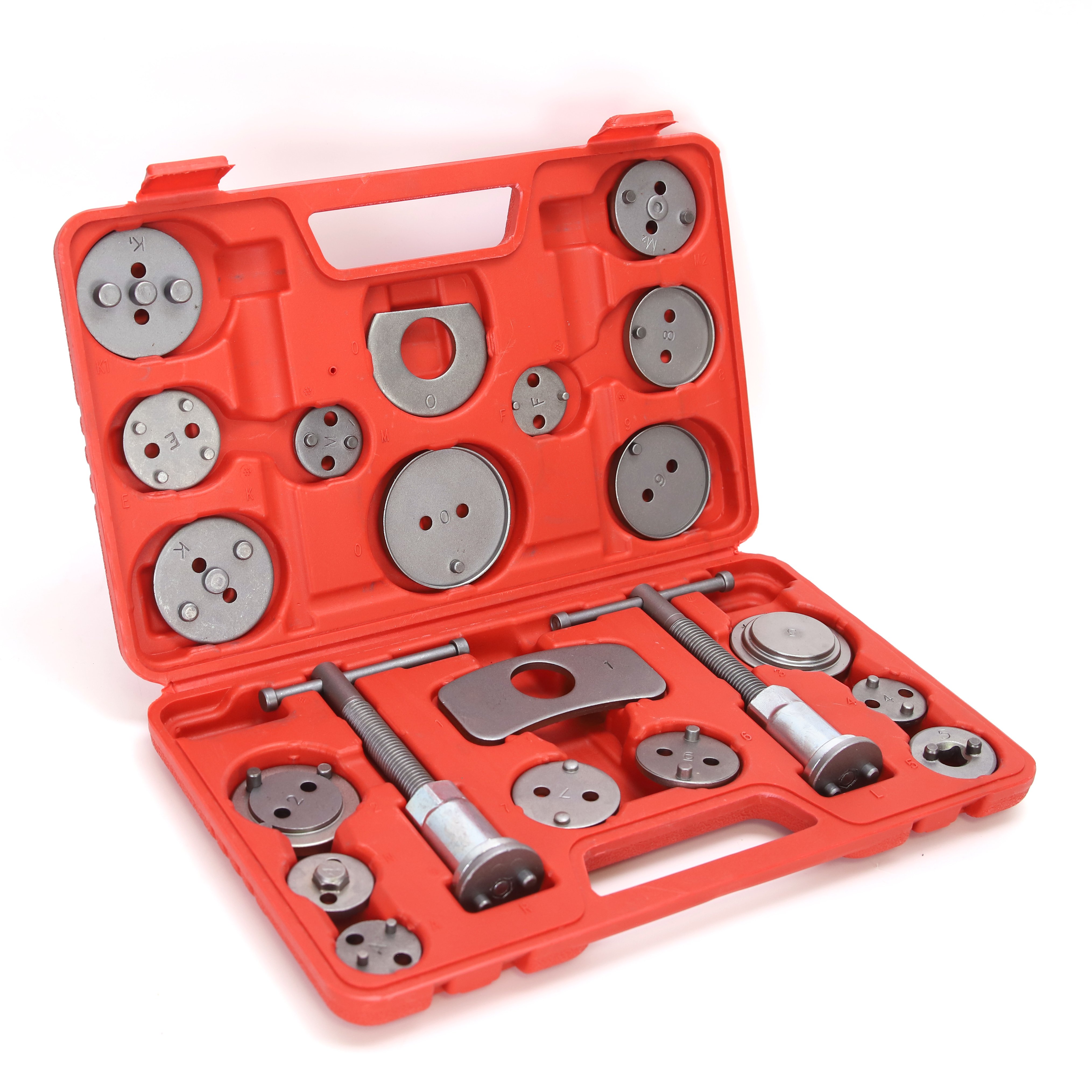 22pcs Universal Brake Caliper Wind Back Kit Brake Service Tool Brake Caliper Compression Tool Caliper Piston Tool