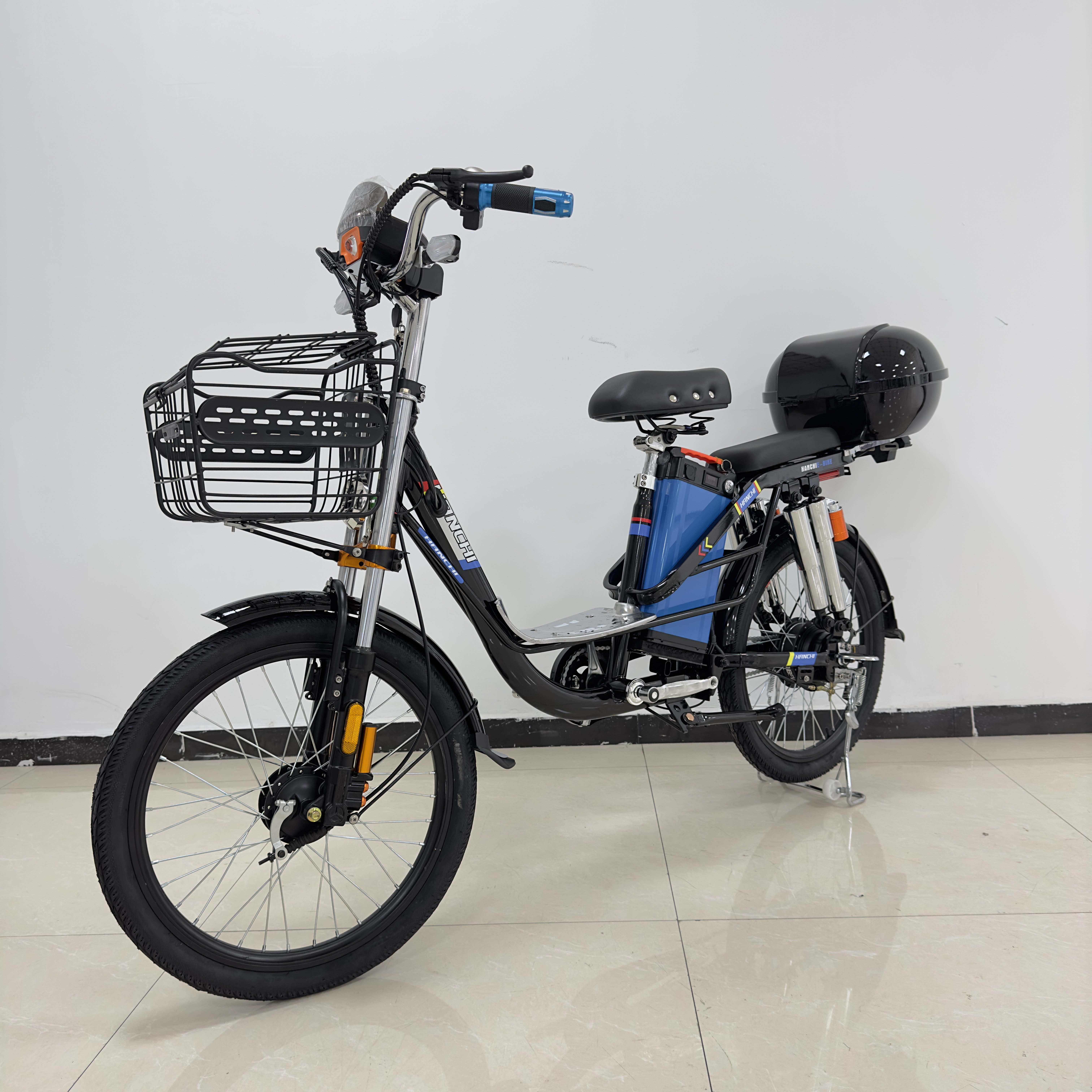 Professional Manufacture 350w 48v 12Ah Drum Brake 20 Inch Tire Offroad Mountain City Electric Bicycle for Adult
